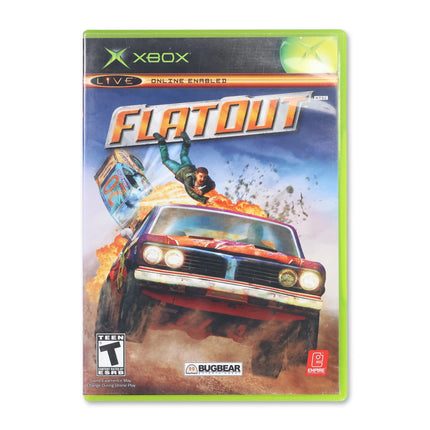 Flatout for Microsoft Xbox - Case front cover - Complete in box or case and game.