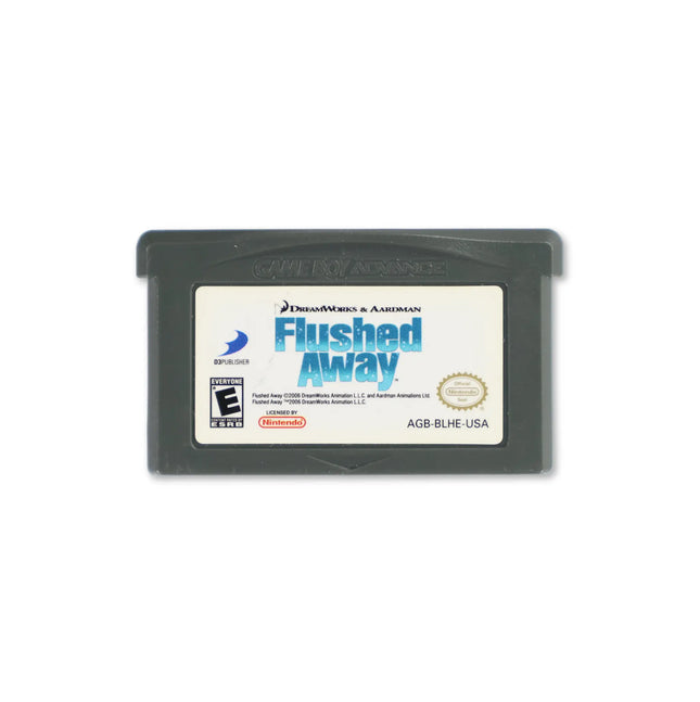 Flushed Away for Nintendo Game Boy Advance - Cartridge front with label - Game only.
