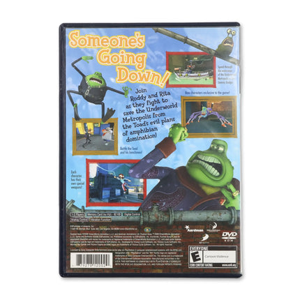 Flushed Away for Sony PlayStation 2 - Case back cover - Product gallery.