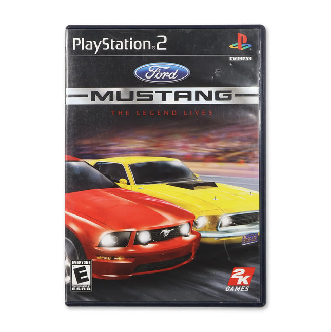Ford Mustang The Legend Lives for Sony PlayStation 2 - Case front cover - Complete in box or case and game.
