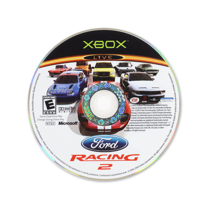 Ford Racing 2 for Microsoft Xbox - Disc front with label - Game only.