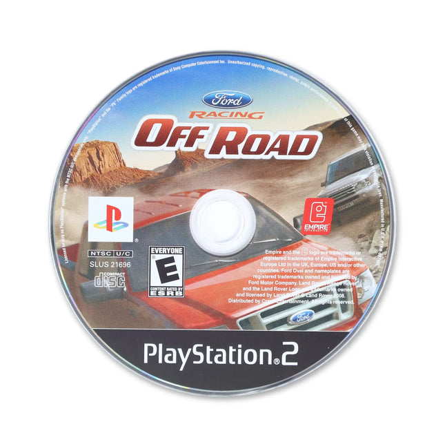 Ford Racing Off Road for Sony PlayStation 2 - Disc front with label - Game only.
