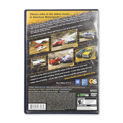 Ford vs Chevy for Sony PlayStation 2 - Case back cover - Product gallery.