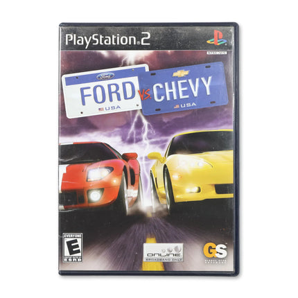 Ford vs Chevy for Sony PlayStation 2 - Case front cover - Complete in box or case and game.