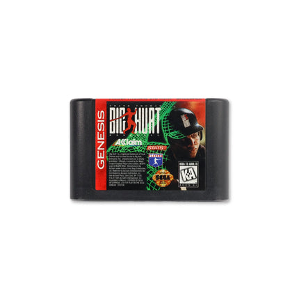 Frank Thomas Big Hurt Baseball for Sega Genesis - Cartridge front with label - Game only.