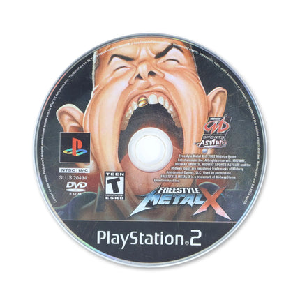 Freestyle Metal X for Sony PlayStation 2 - Disc front with label - Game only.