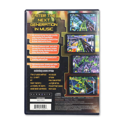 Frequency for Sony PlayStation 2 - Case back cover - Product gallery.