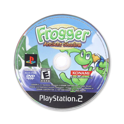 Frogger Ancient Shadow for Sony PlayStation 2 - Disc front with label - Game only.