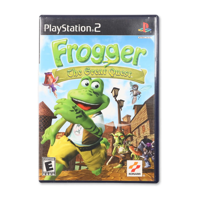 Frogger the Great Quest for Sony PlayStation 2 - Case front cover - Complete in box or case and game.