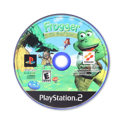 Frogger the Great Quest for Sony PlayStation 2 - Disc front with label - Game only.