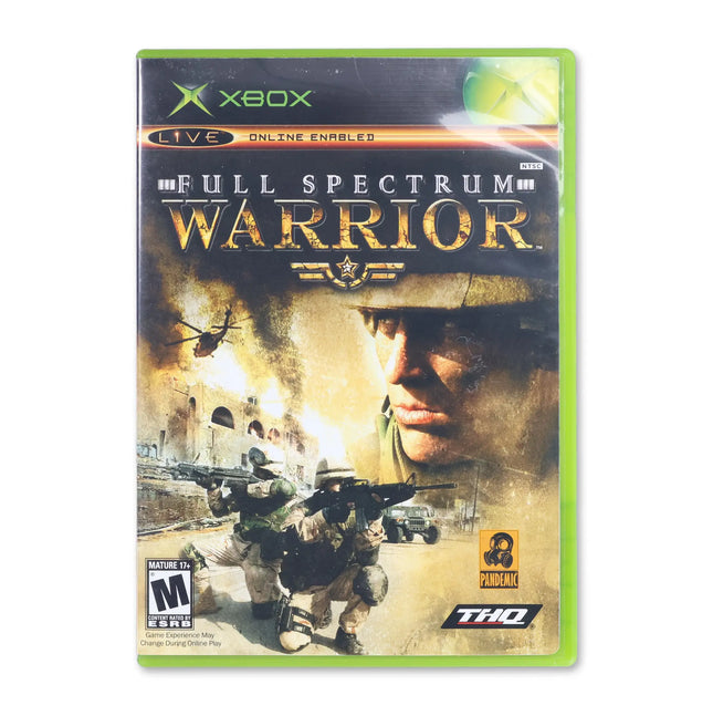 Full Spectrum Warrior for Microsoft Xbox - Case front cover - Complete in box or case and game.