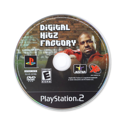 Funkmaster Flex's Digital Hitz Factory for Sony PlayStation 2 - Disc front with label - Game only.