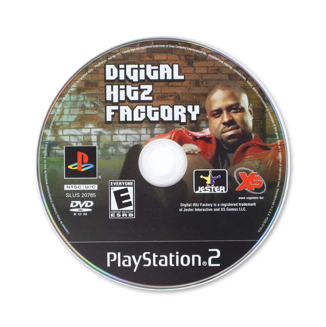 Funkmaster Flex's Digital Hitz Factory for Sony PlayStation 2 - Disc front with label - Game only.