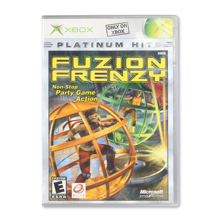 Fuzion Frenzy [Best of Platinum Hits] for Microsoft Xbox - Case front cover - Complete in box or case and game.