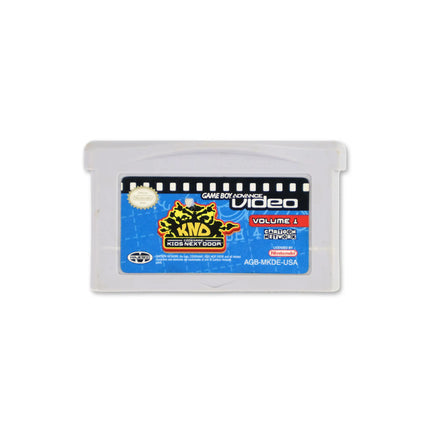 GBA Video Codename Kids Next Door Volume 1 for Nintendo Game Boy Advance - Cartridge front with label - Game only.