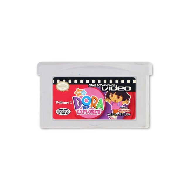 GBA Video Dora the Explorer Volume 1 for Nintendo Game Boy Advance - Cartridge front with label - Game only.