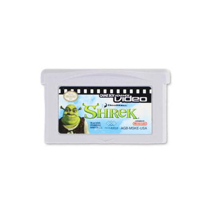 GBA Video Shrek Movie for Nintendo Game Boy Advance - Cartridge front with label - Game only.