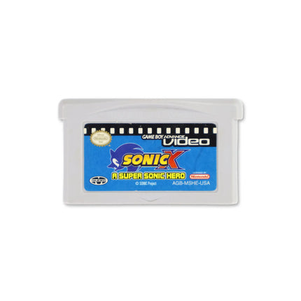 GBA Video Sonic X Volume 1 for Nintendo Game Boy Advance - Cartridge front with label - Game only.