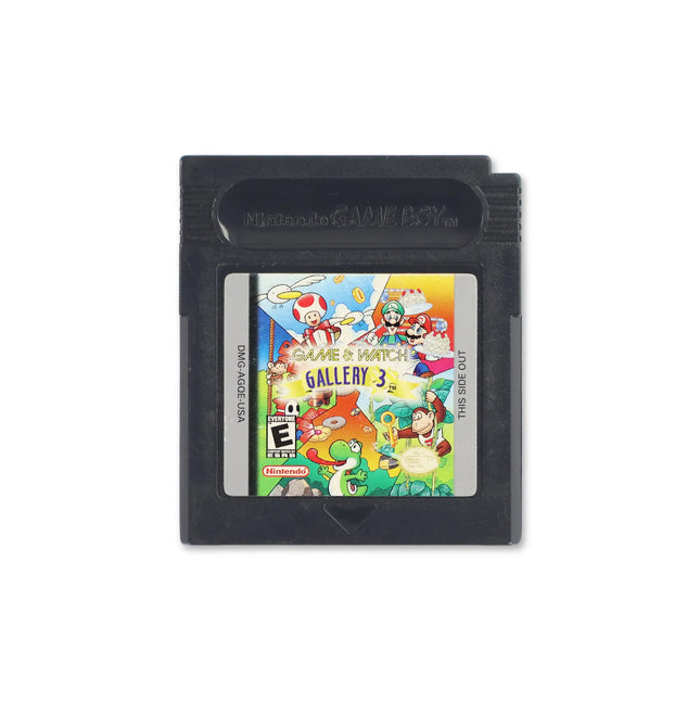 Game and Watch Gallery 3-GBC-Cartridge-Front