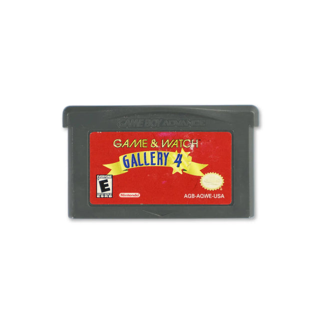 Game and Watch Gallery 4 for Nintendo Game Boy Advance - Cartridge front with label - Game only.