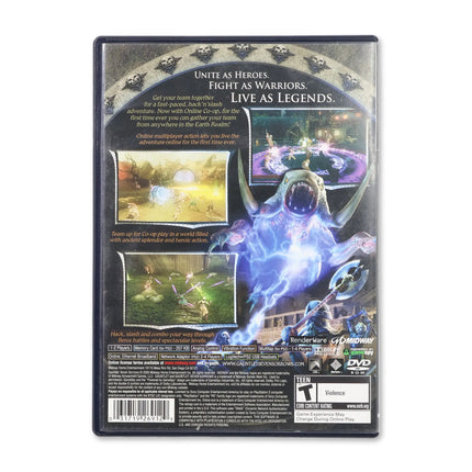 Gauntlet Seven Sorrows for Sony PlayStation 2 - Case back cover - Product gallery.