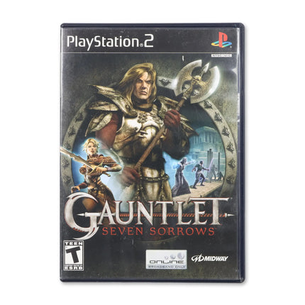 Gauntlet Seven Sorrows for Sony PlayStation 2 - Case front cover - Complete in box or case and game.