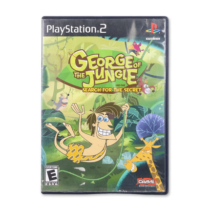 George of the Jungle and the Search for the Secret for Sony PlayStation 2 - Case front cover - Complete in box or case and game.