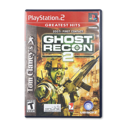 Ghost Recon 2 [Greatest Hits] for Sony PlayStation 2 - Case front cover - Complete in box or case and game.