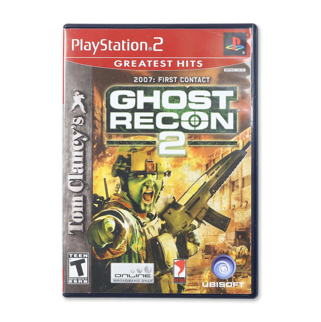 Ghost Recon 2 [Greatest Hits] for Sony PlayStation 2 - Case front cover - Complete in box or case and game.