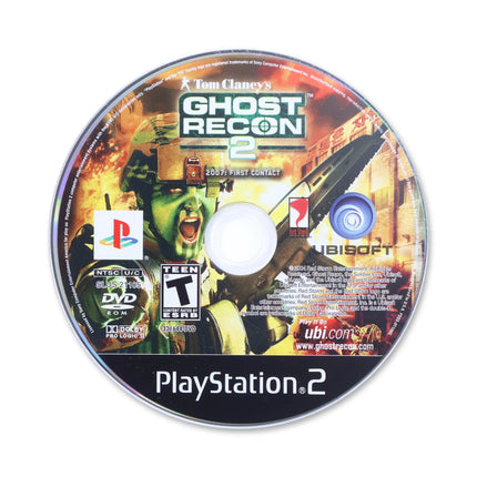Ghost Recon 2 for Sony PlayStation 2 - Disc front with label - Game only.