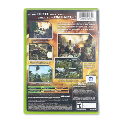 Ghost Recon 2 for Microsoft Xbox - Case back cover - Product gallery.