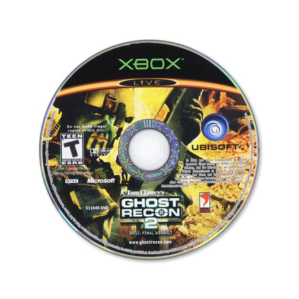 Ghost Recon 2 for Microsoft Xbox - Disc front with label - Game only.