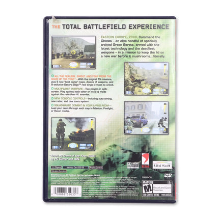 Ghost Recon [Greatest Hits] for Sony PlayStation 2 - Case back cover - Product gallery.