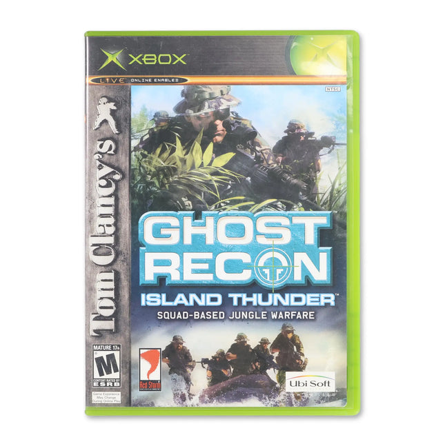 Ghost Recon Island Thunder for Microsoft Xbox - Case front cover - Complete in box or case and game.