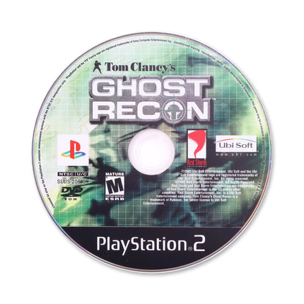 Ghost Recon for Sony PlayStation 2 - Disc front with label - Game only.