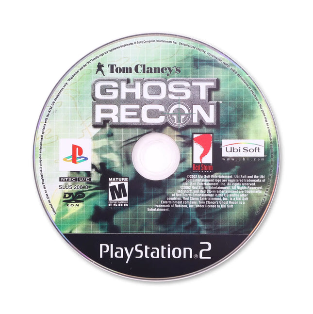 Ghost Recon for Sony PlayStation 2 - Disc front with label - Game only.