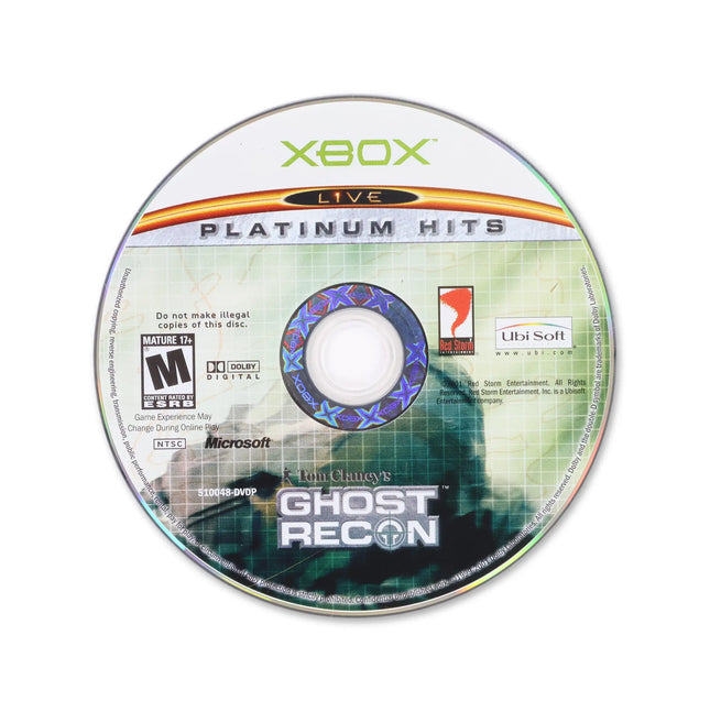 Ghost Recon [Platinum Hits] for Microsoft Xbox - Disc front with label - Game only.