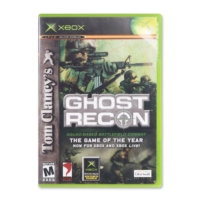 Ghost Recon for Microsoft Xbox - Case front cover - Complete in box or case and game.