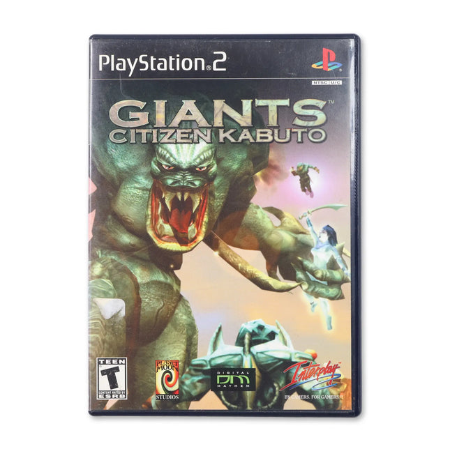 Giants Citizen Kabuto for Sony PlayStation 2 - Case front cover - Complete in box or case and game.