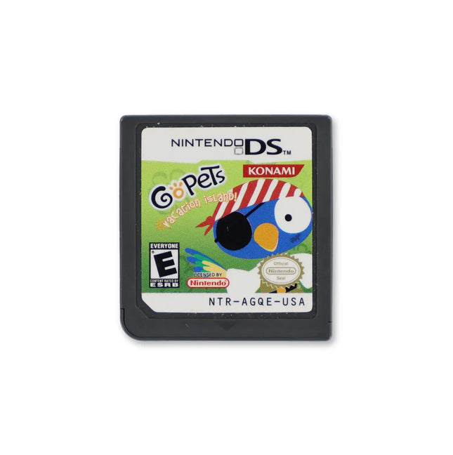 Go Pets Vacation Island for Nintendo DS - Cartridge front with label - Game only.