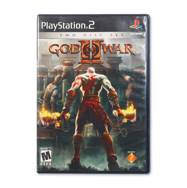 God of War 2 for Sony PlayStation 2 - Case front cover - Complete in box or case and game.