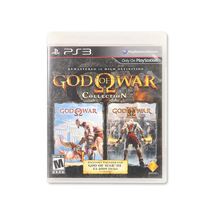 God of War Collection for PlayStation 3 - Box front - Complete in box or box and game.