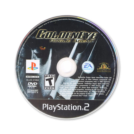 GoldenEye Rogue Agent for Sony PlayStation 2 - Disc front with label - Game only.