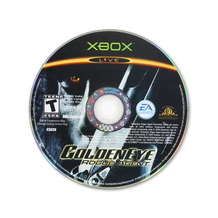 GoldenEye Rogue Agent for Microsoft Xbox - Disc front with label - Game only.