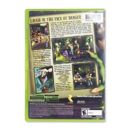 Grabbed by the Ghoulies for Microsoft Xbox - Case back cover - Product gallery.