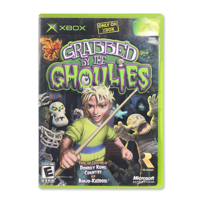 Grabbed by the Ghoulies for Microsoft Xbox - Case front cover - Complete in box or case and game.