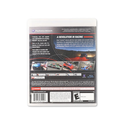 Gran Turismo 5 for PlayStation 3 - Box back - Product gallery.