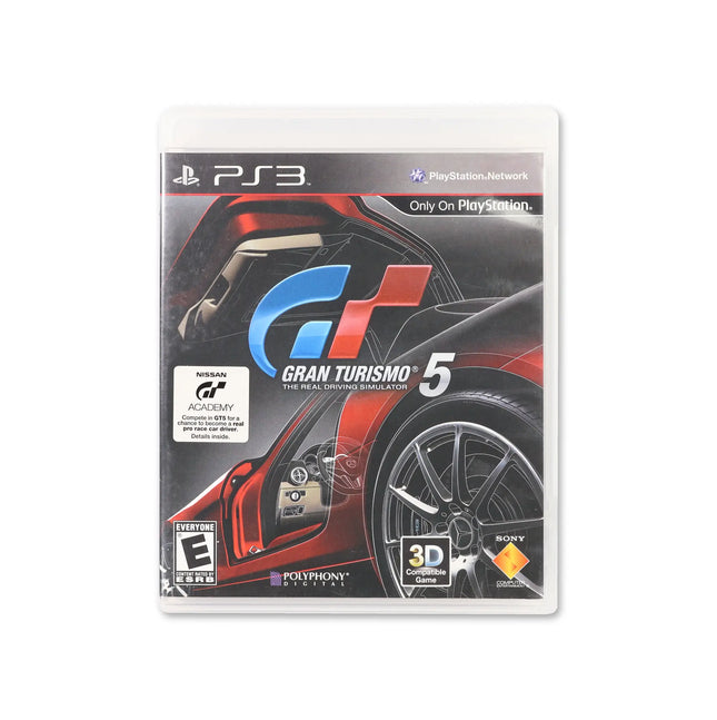 Gran Turismo 5 for PlayStation 3 - Box front - Complete in box or box and game.