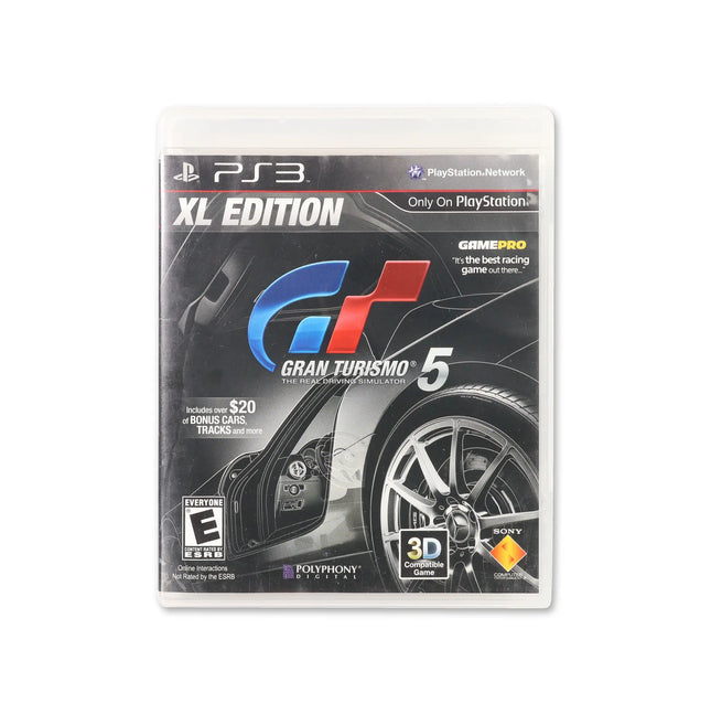 Gran Turismo 5: XL Edition [Not For Resale] for PlayStation 3 - Box front - Complete in box or box and game.