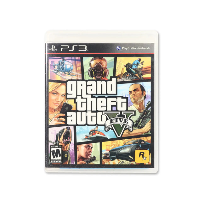 Grand Theft Auto V for PlayStation 3 - Box front - Complete in box or box and game.